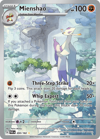 Mienshao Paradox Rift Pokemon Card