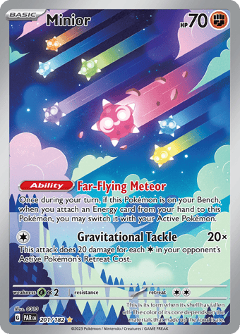 Minior Paradox Rift Pokemon Card