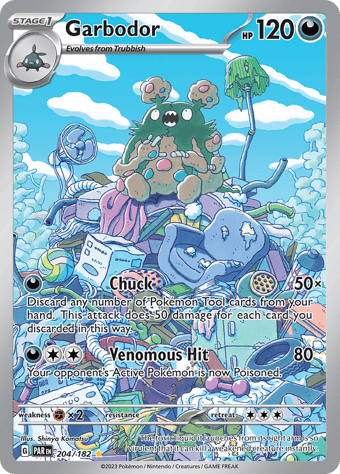 Garbodor Paradox Rift Pokemon Card