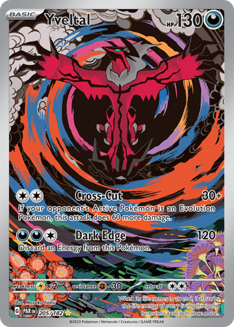 Yveltal Paradox Rift Pokemon Card