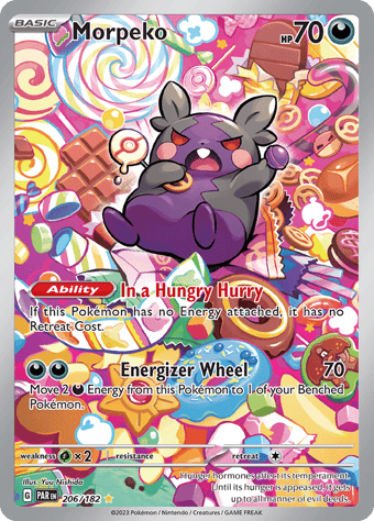 Morpeko Paradox Rift Pokemon Card