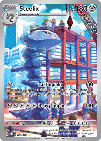 Steelix Paradox Rift Pokemon Card