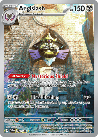 Aegislash Paradox Rift Pokemon Card