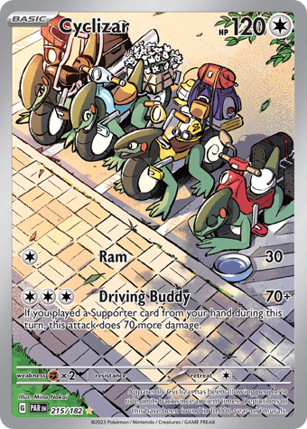 Cyclizar Paradox Rift Pokemon Card