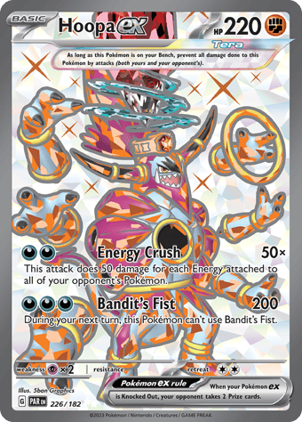 Hoopa ex Paradox Rift Pokemon Card