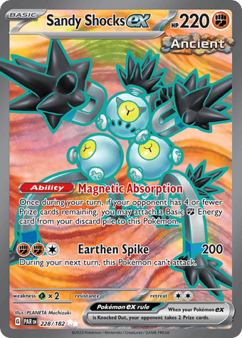 Sandy Shocks ex Paradox Rift Pokemon Card