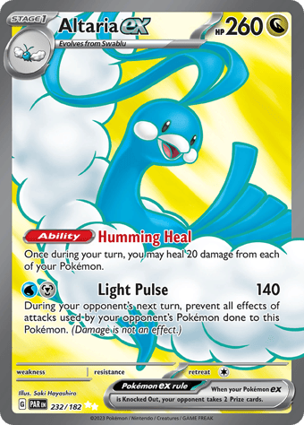 Altaria ex Paradox Rift Pokemon Card