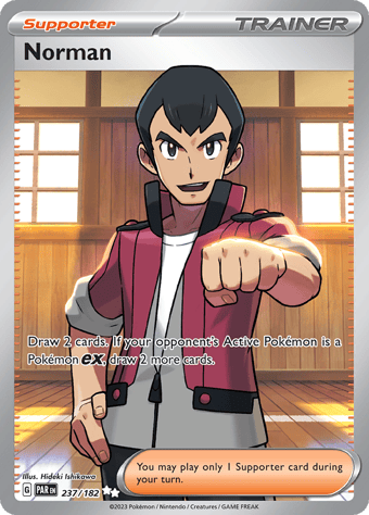 Norman Paradox Rift Pokemon Card