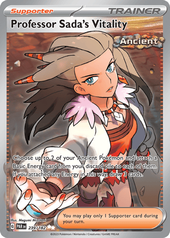 Professor Sada's Vitality Paradox Rift Pokemon Card