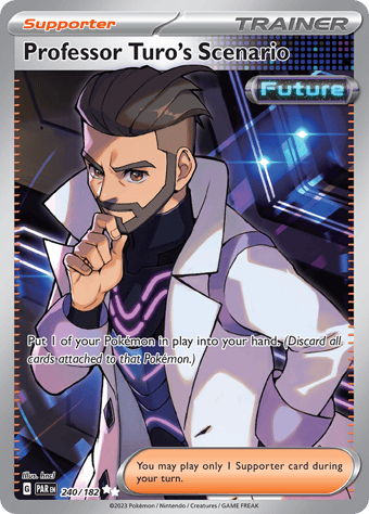 Professor Turo's Scenario Paradox Rift Pokemon Card