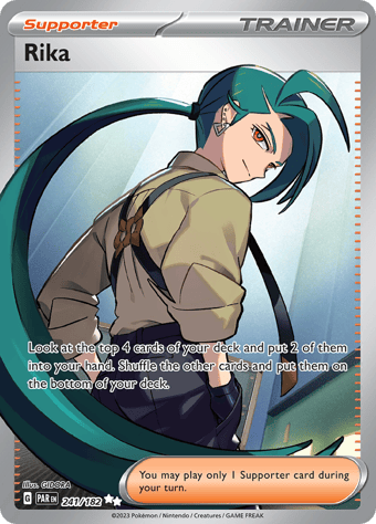 Rika Paradox Rift Pokemon Card