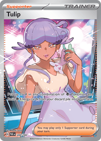 Tulip Paradox Rift Pokemon Card