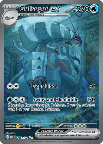 Golisopod ex Paradox Rift Pokemon Card