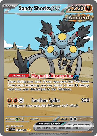 Sandy Shocks ex Paradox Rift Pokemon Card