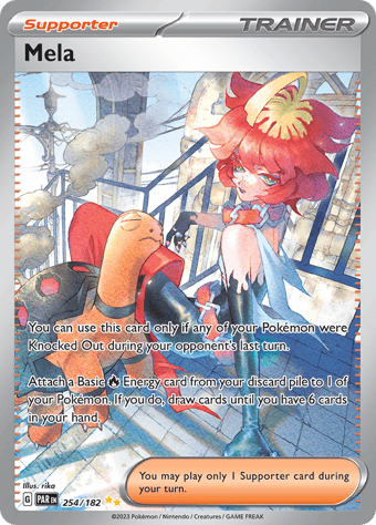 Mela Paradox Rift Pokemon Card