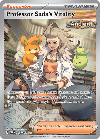 Professor Sada's Vitality Paradox Rift Pokemon Card