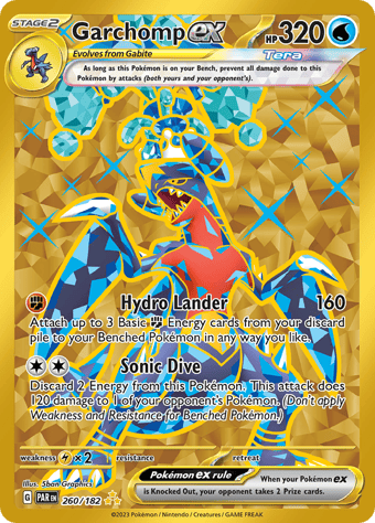 Garchomp ex Paradox Rift Pokemon Card