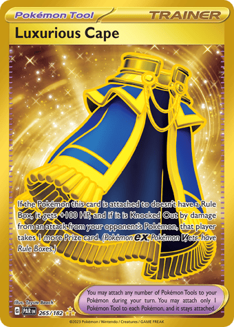Luxurious Cape Paradox Rift Pokemon Card