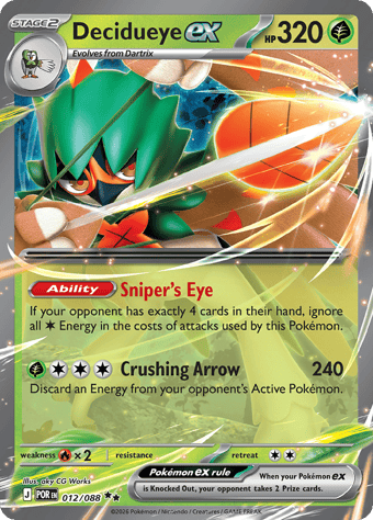 Decidueye EX Perfect Order Pokemon Card