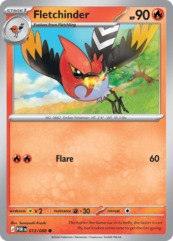 Fletchinder Perfect Order Pokemon Card