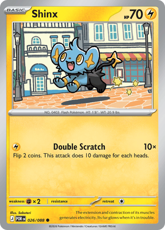 Shinx Perfect Order Pokemon Card