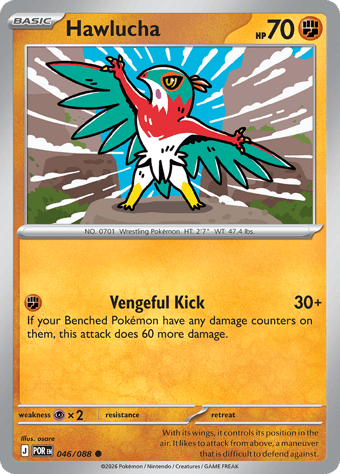 Hawlucha Perfect Order Pokemon Card
