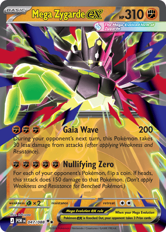Mega Zygarde EX Perfect Order Pokemon Card