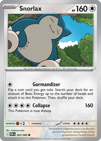 Snorlax Perfect Order Pokemon Card
