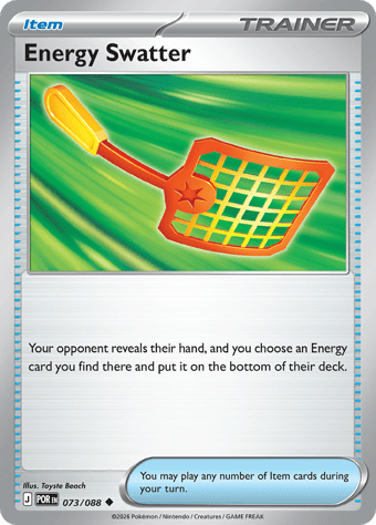 Energy Swatter Perfect Order Pokemon Card
