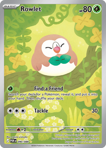 Rowlet Perfect Order Pokemon Card