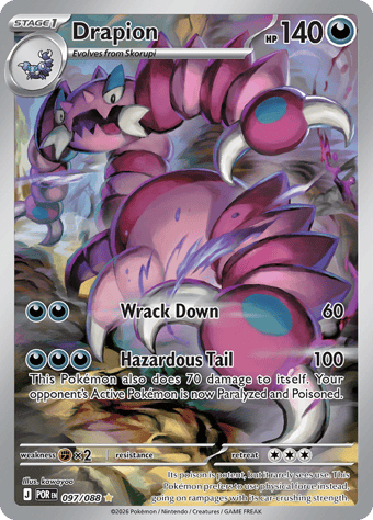 Drapion Perfect Order Pokemon Card