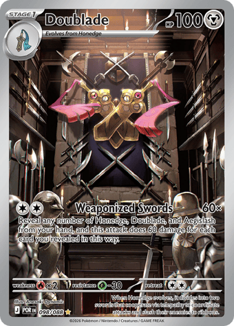 Doublade Perfect Order Pokemon Card