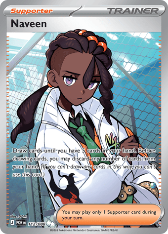 Naveen Perfect Order Pokemon Card