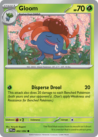 Gloom Phantasmal Flames Pokemon Card