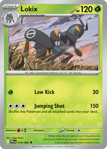 Lokix Phantasmal Flames Pokemon Card