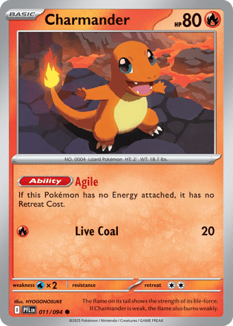 Charmander Phantasmal Flames Pokemon Card