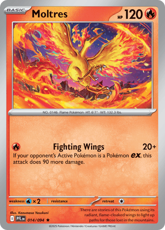 Moltres Phantasmal Flames Pokemon Card