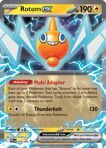 Rotom EX Phantasmal Flames Pokemon Card
