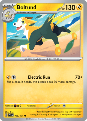Boltund Phantasmal Flames Pokemon Card