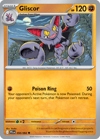Gliscor Phantasmal Flames Pokemon Card