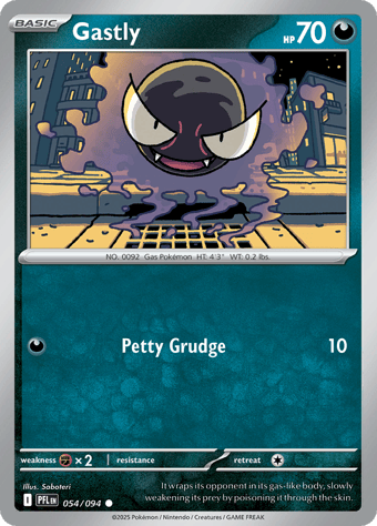 Gastly Phantasmal Flames Pokemon Card