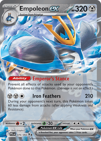 Empoleon EX Phantasmal Flames Pokemon Card
