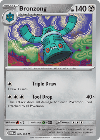 Bronzong Phantasmal Flames Pokemon Card