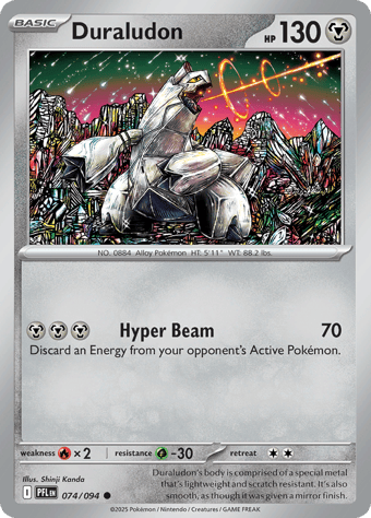 Duraludon Phantasmal Flames Pokemon Card