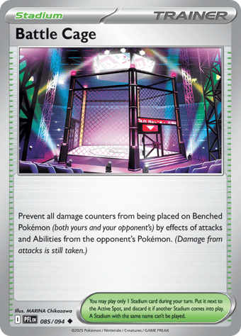 Battle Cage Phantasmal Flames Pokemon Card