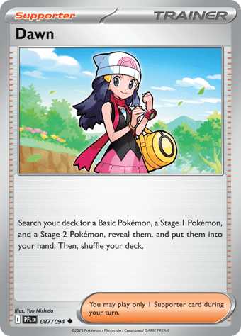Dawn Phantasmal Flames Pokemon Card