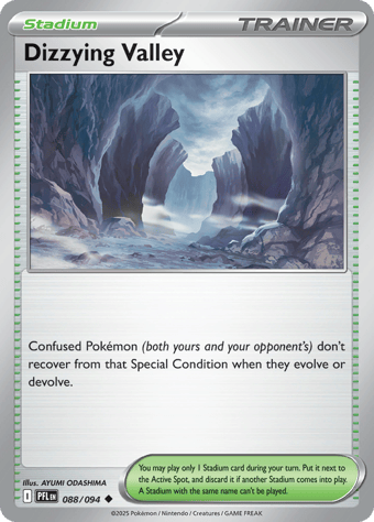 Dizzying Valley Phantasmal Flames Pokemon Card