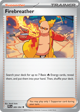 Firebreather Phantasmal Flames Pokemon Card