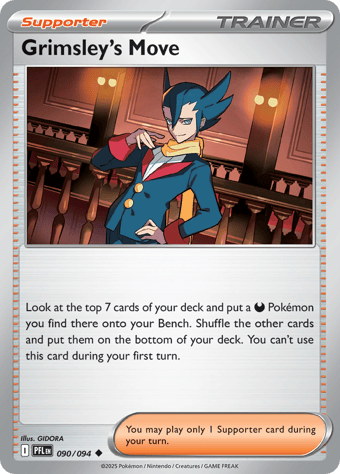 Grimsley's Move Phantasmal Flames Pokemon Card