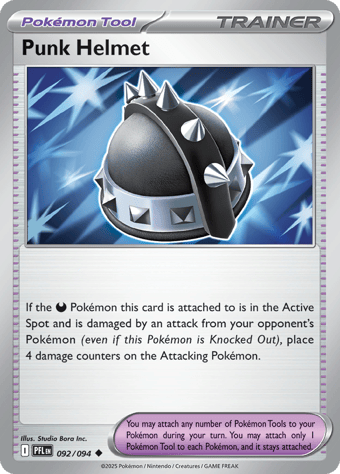 Punk Helmet Phantasmal Flames Pokemon Card